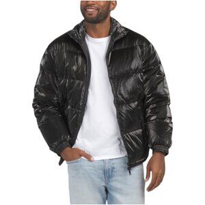 ARMANI EXCHANGE Mock Neck Puffer Jacket